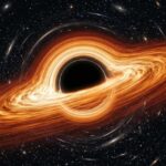 Agujeros negros singularidad y el disco de acreción en el espacio