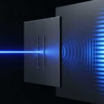 Experimento doble rendija mostrando el patrón de interferencia cuántico