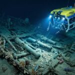 El tesoro del San José: La actualización sobre el rescate del galeón más rico del mundo Galeón San José restos del naufragio y cañones de bronce en el fondo del mar