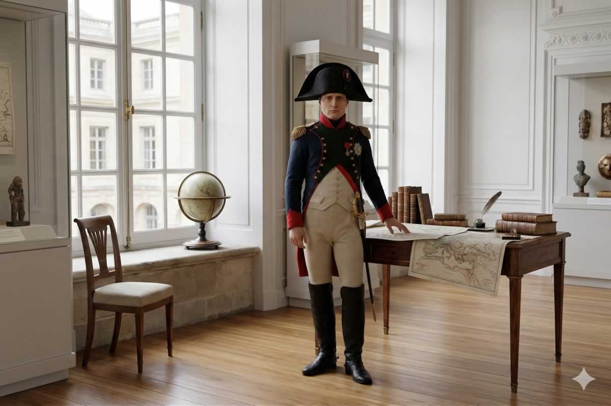 Mitos históricos ciencia sobre la estatura de Napoleón Bonaparte en un museo